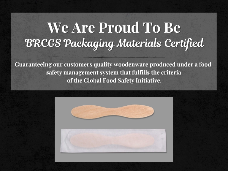 We Are Proud to Be BRCGS Packaging Materials Certified